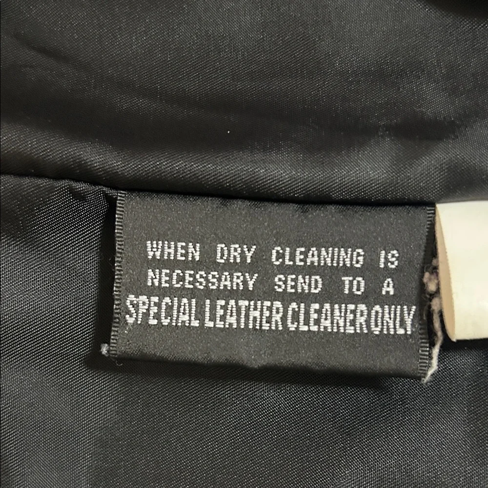 Black Leather Jacket Blazer by Luis Alvear Sz M - Picture 14 of 15